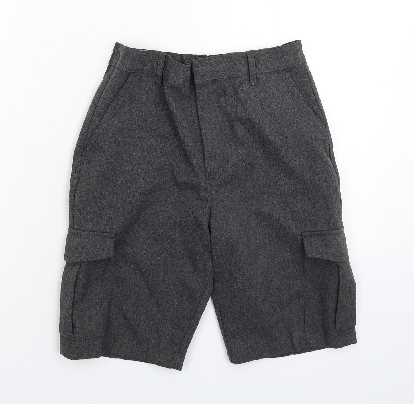 Marks and Spencer Boys Grey   Cargo Shorts Size 10-11 Years