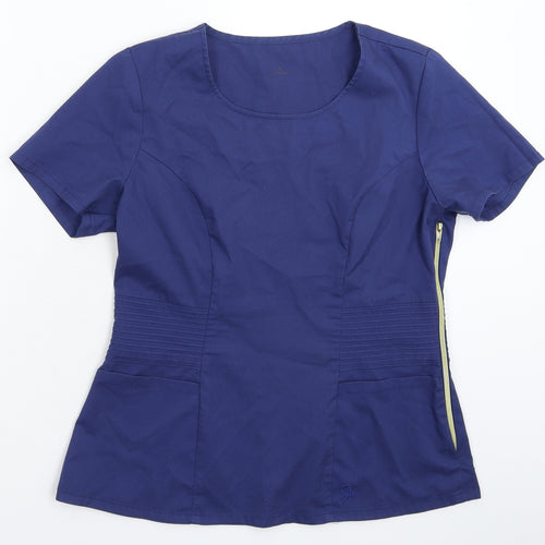 Preworn Womens Blue   Basic T-Shirt Size 10