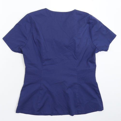 Preworn Womens Blue   Basic T-Shirt Size 10