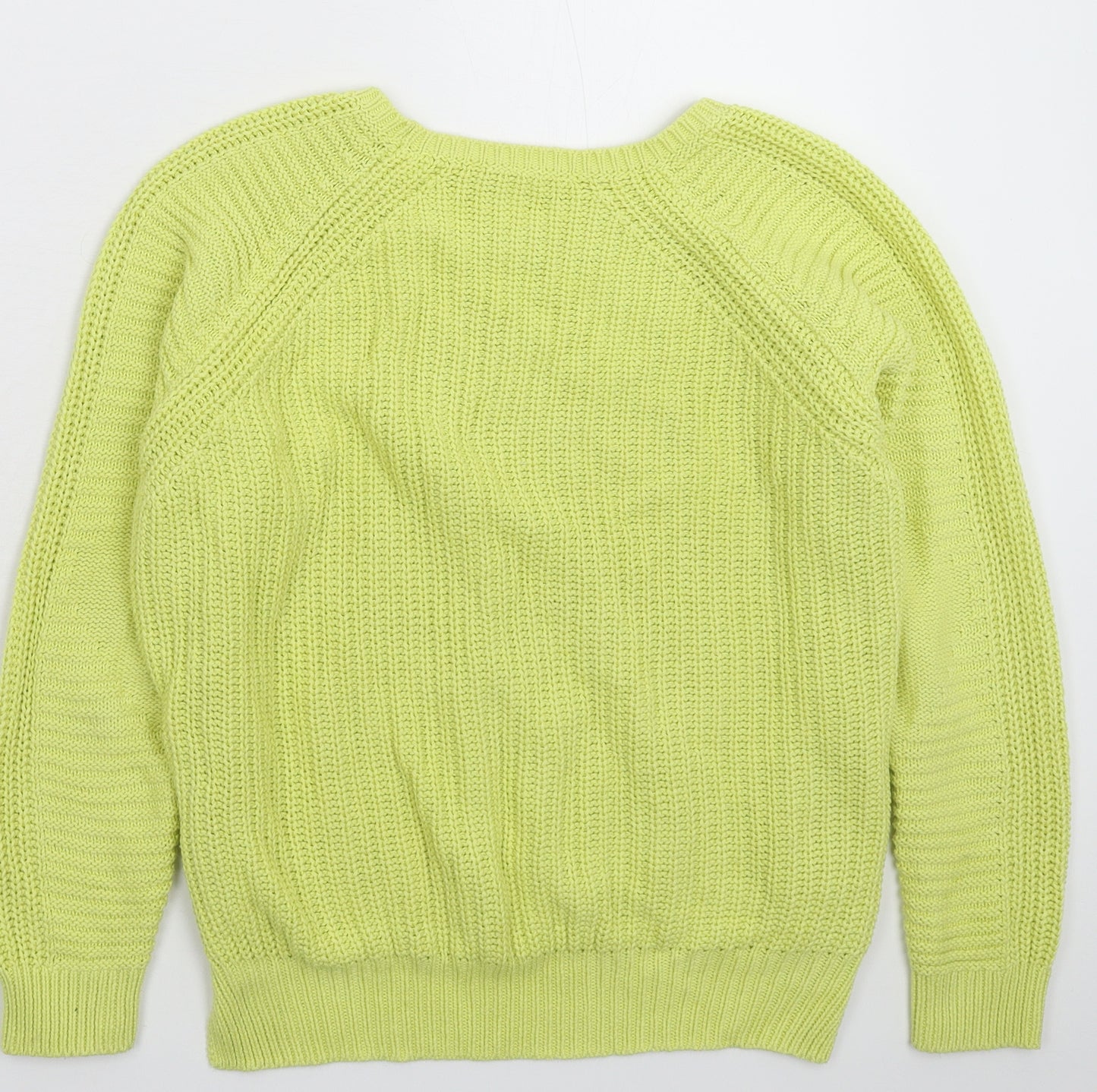 Marks and Spencer Womens Green  Knit Pullover Jumper Size 14