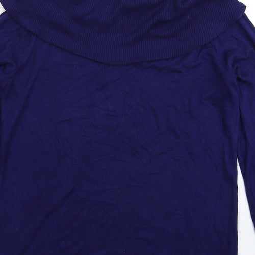 Very Womens Blue  Knit Pullover Jumper Size 10