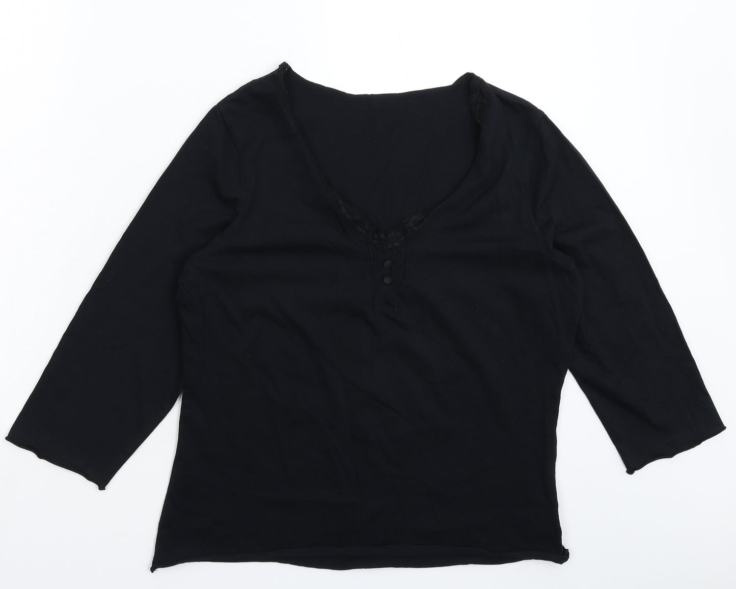 NEXT Womens Black   Basic T-Shirt Size 16