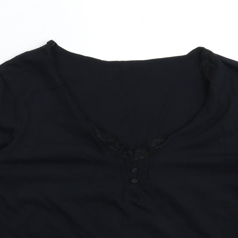 NEXT Womens Black   Basic T-Shirt Size 16