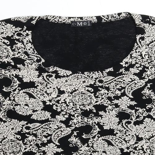 CMD Womens Black   Basic T-Shirt Size 14