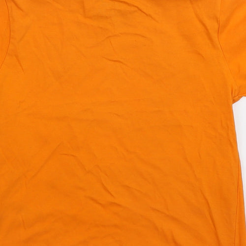 Rebel Boys Orange   Basic T-Shirt Size 4-5 Years