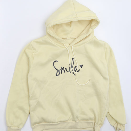 Preworn Womens Yellow   Pullover Hoodie Size S