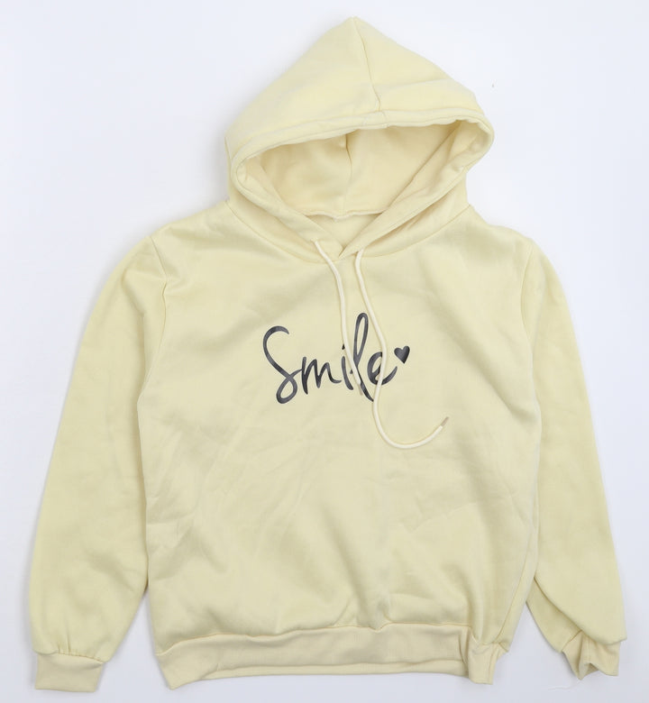 Preworn Womens Yellow   Pullover Hoodie Size S