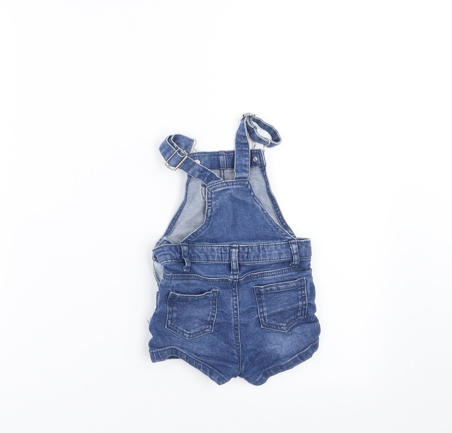 Primark Girls Blue  Denim Dungaree Outfit/Set Size 12-18 Months