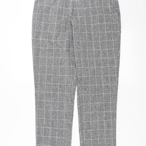 Boohoo man Mens Grey Check  Trousers  Size 28 in L26 in