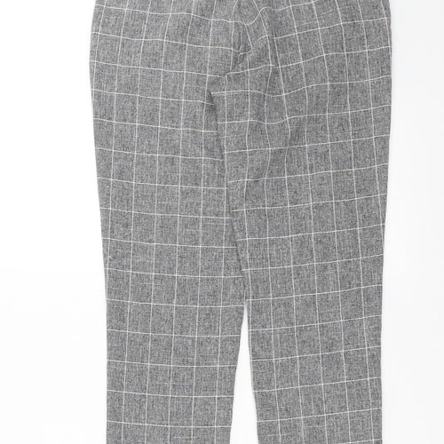 Boohoo man Mens Grey Check  Trousers  Size 28 in L26 in