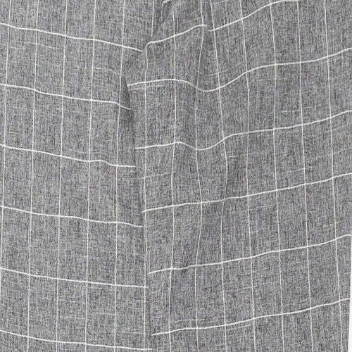 Boohoo man Mens Grey Check  Trousers  Size 28 in L26 in