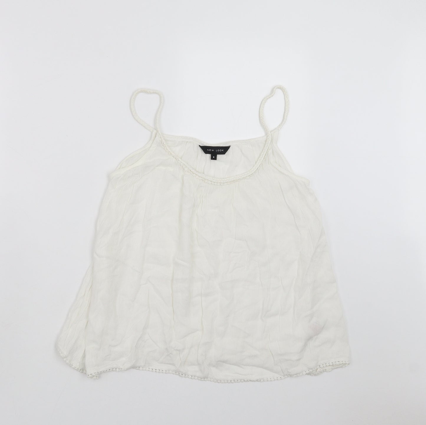 New Look Womens Ivory   Camisole Blouse Size 8