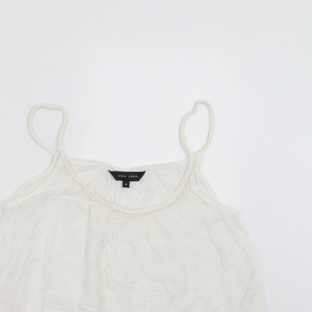 New Look Womens Ivory   Camisole Blouse Size 8