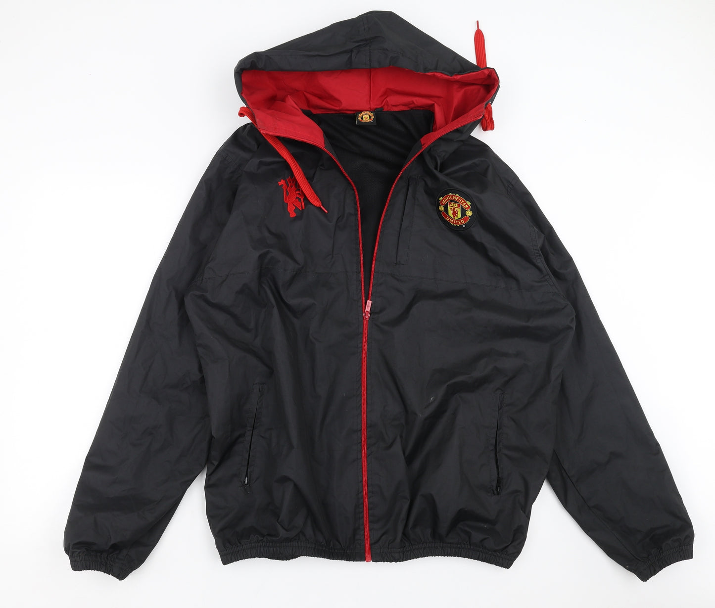 Manchester United FC Mens Black   Jacket  Size XL
