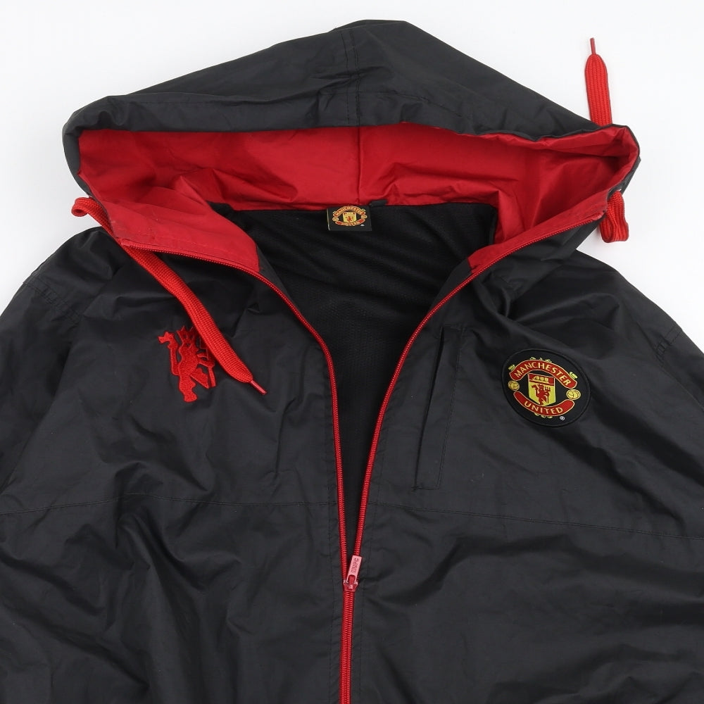 Manchester United FC Mens Black   Jacket  Size XL