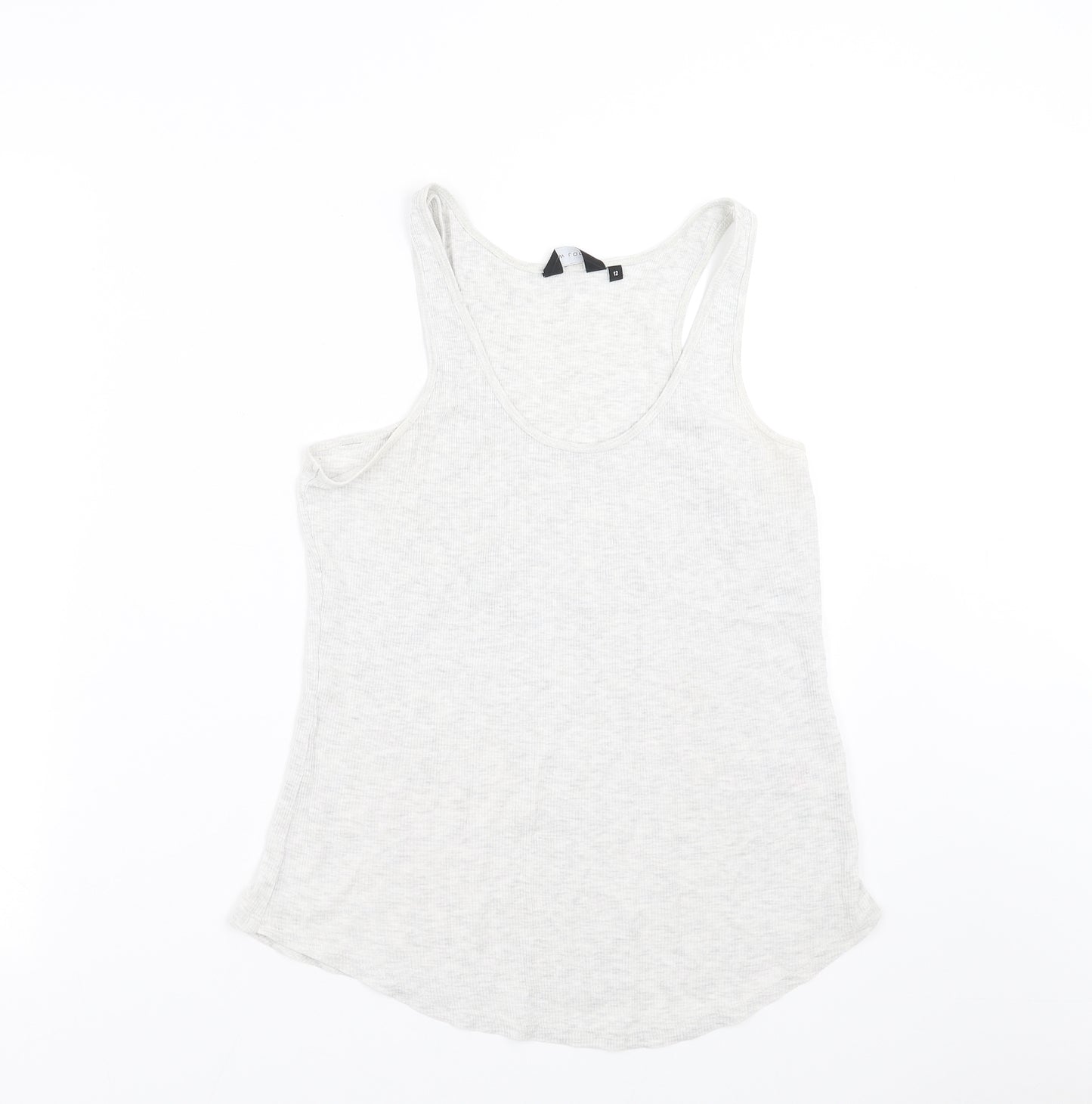 New Look Womens Grey   Basic Tank Size 12