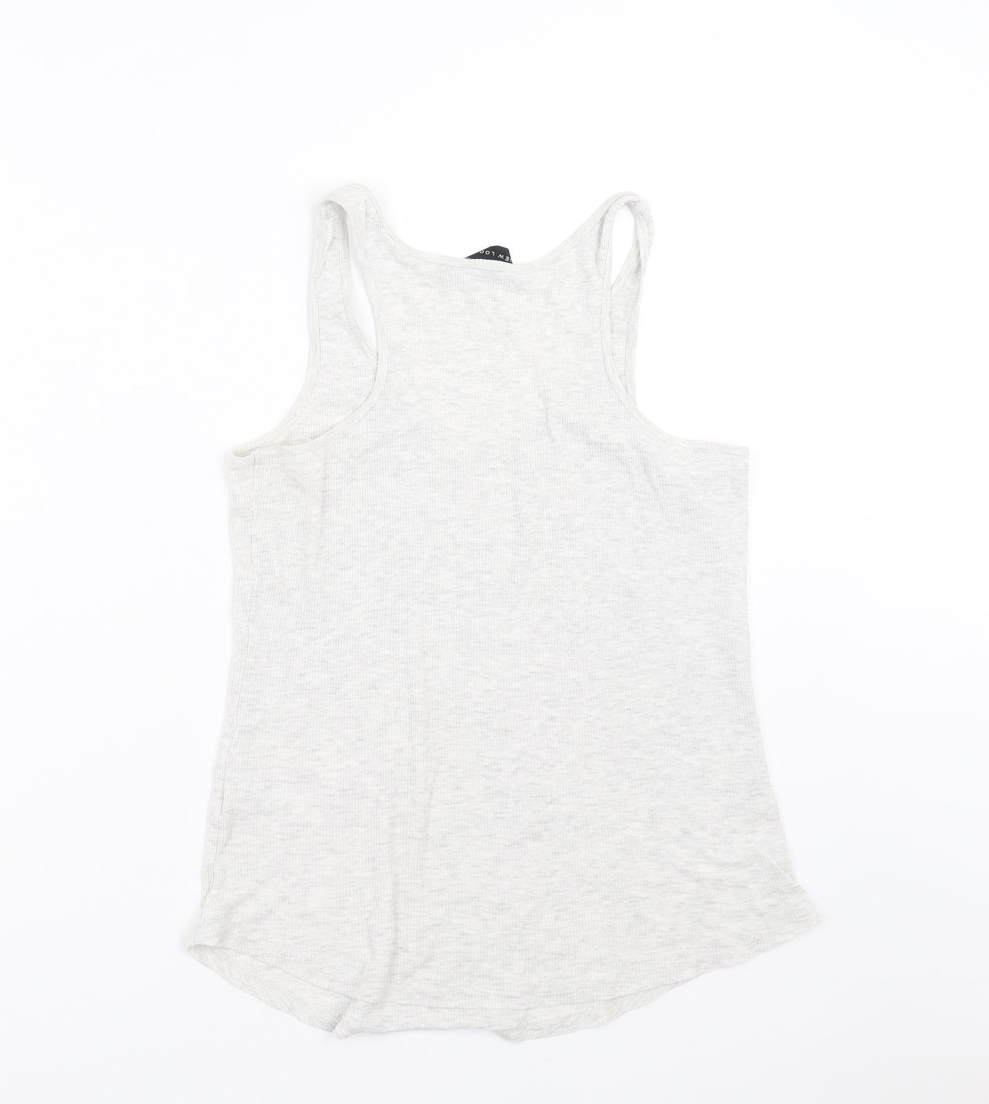 New Look Womens Grey   Basic Tank Size 12