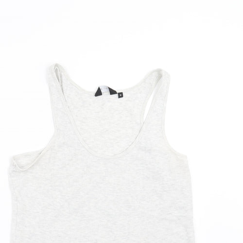 New Look Womens Grey   Basic Tank Size 12