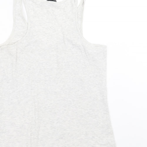 New Look Womens Grey   Basic Tank Size 12