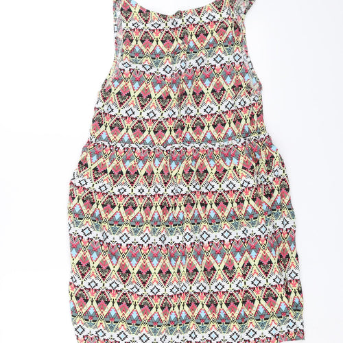 Divided by H&M Womens Multicoloured Geometric  Tank Dress  Size 12
