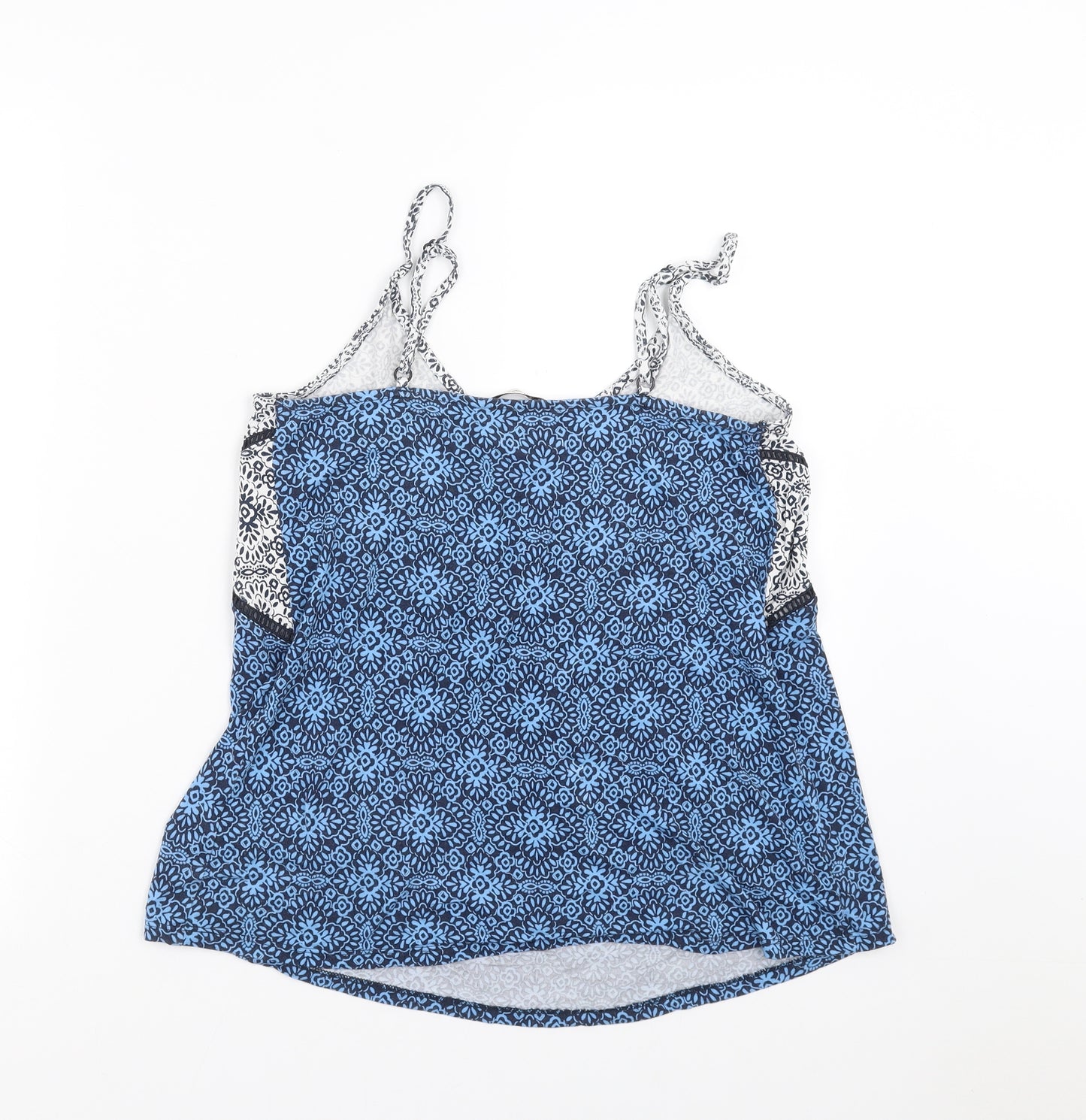 TU Womens Blue Floral  Camisole Blouse Size 12