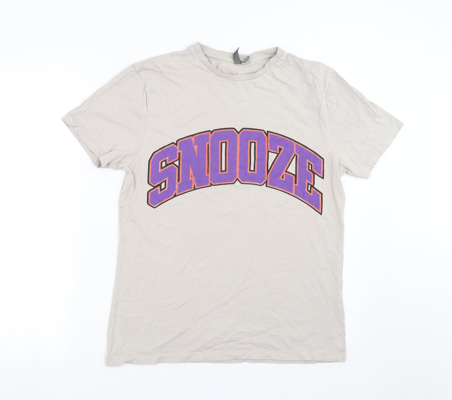 ASOS Mens Beige    T-Shirt Size XS  - snooze