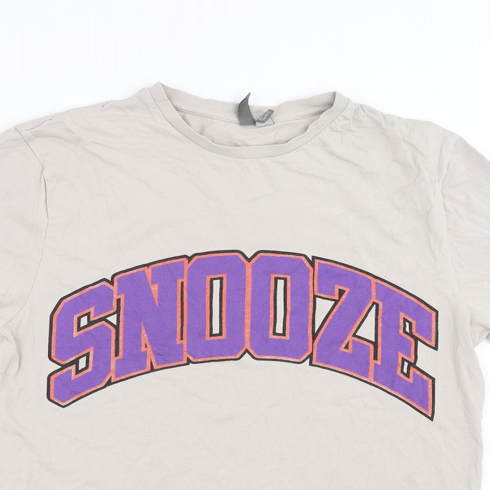 ASOS Mens Beige    T-Shirt Size XS  - snooze