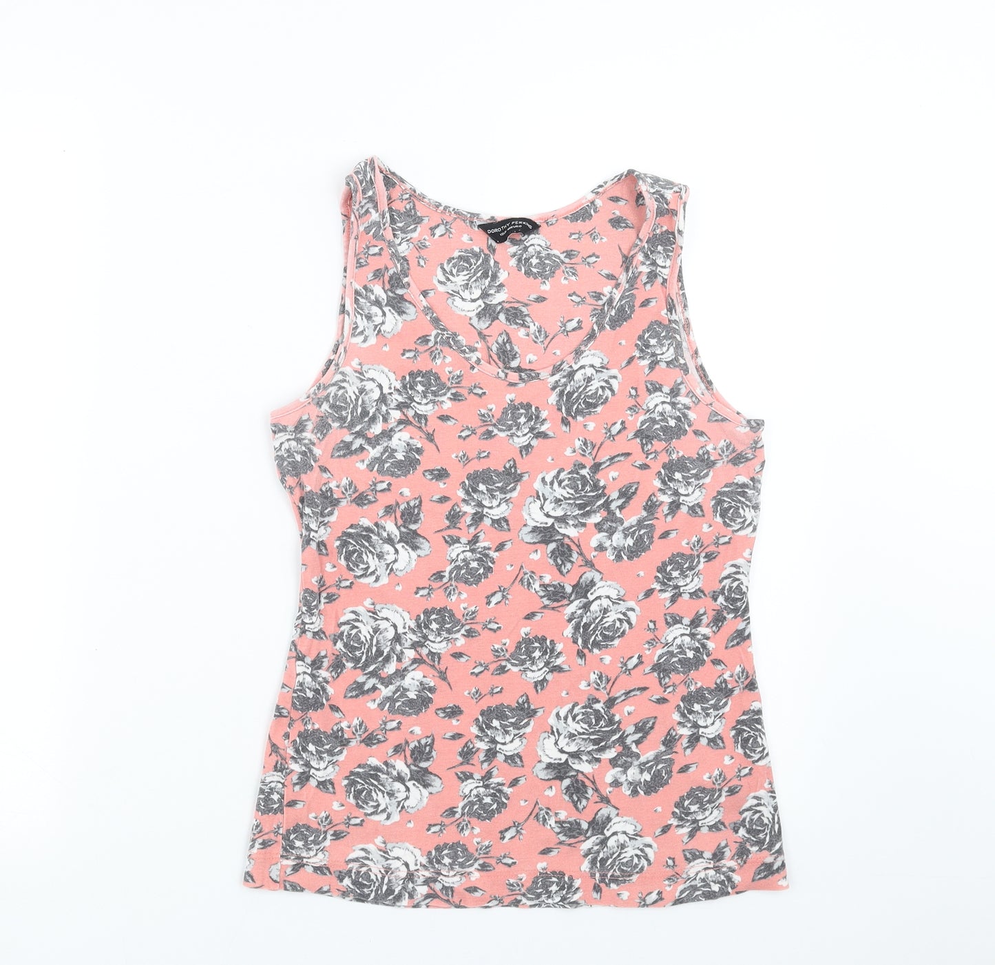 Dorothy Perkins Womens Pink Floral  Basic Tank Size 12