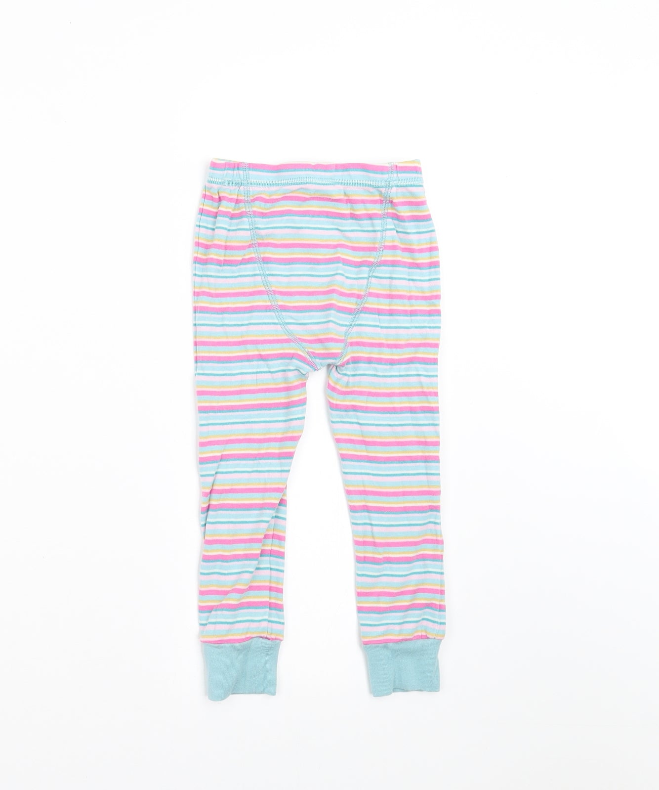 NEXT Girls Multicoloured Striped   Pyjama Pants Size 2-3 Years