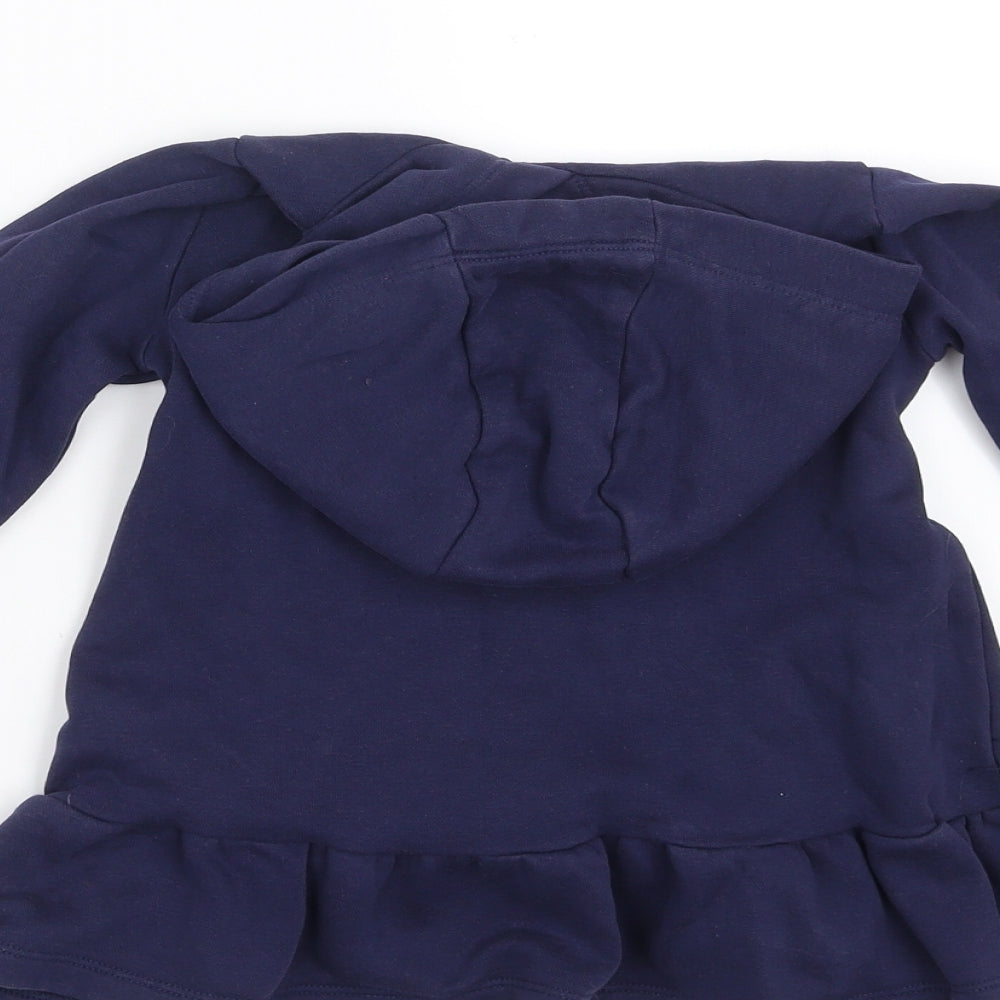 TESCO Girls Blue   Pullover Jumper Size 18-24 Months  - frozen