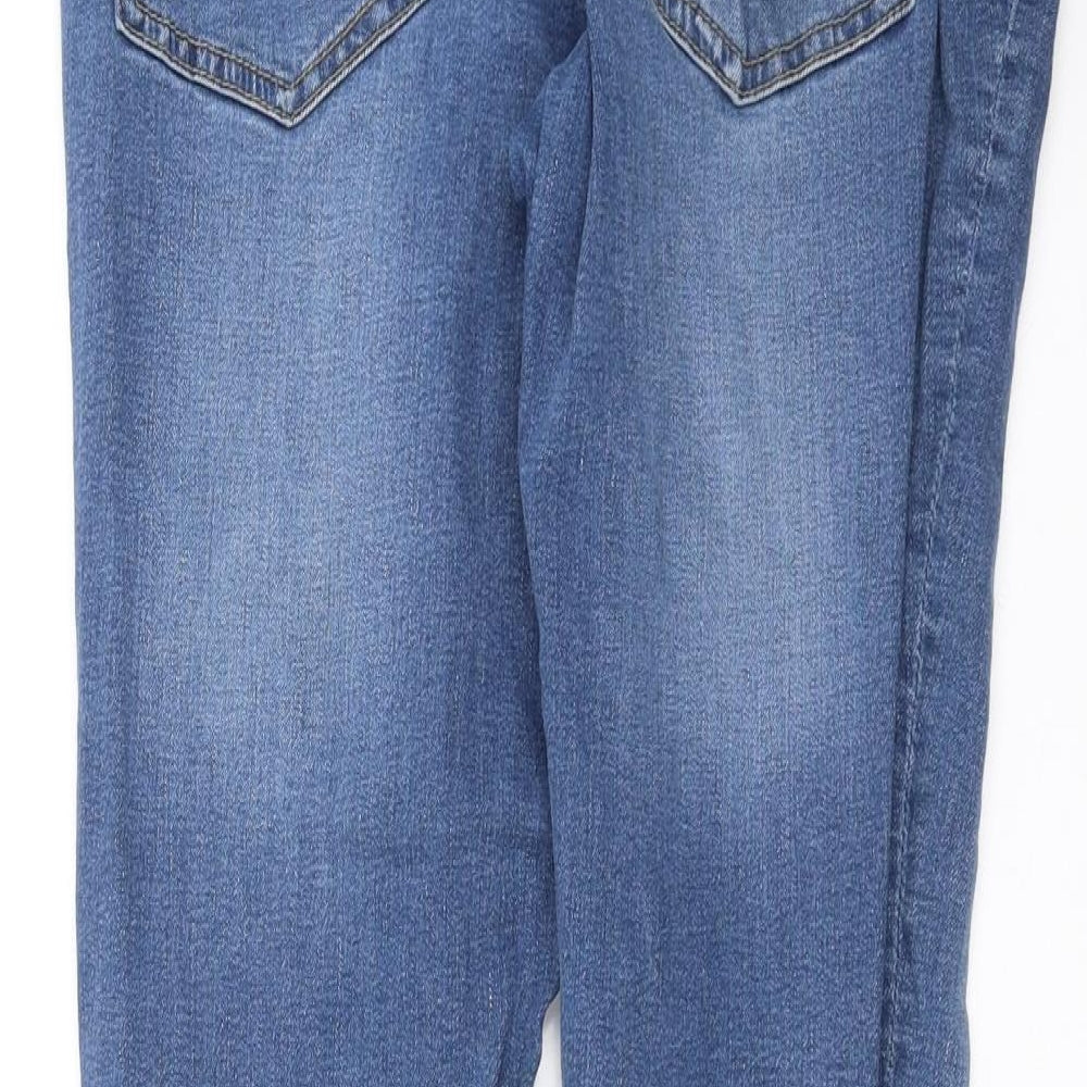 Waven Womens Blue  Denim Skinny Jeans Size 14 L29 in