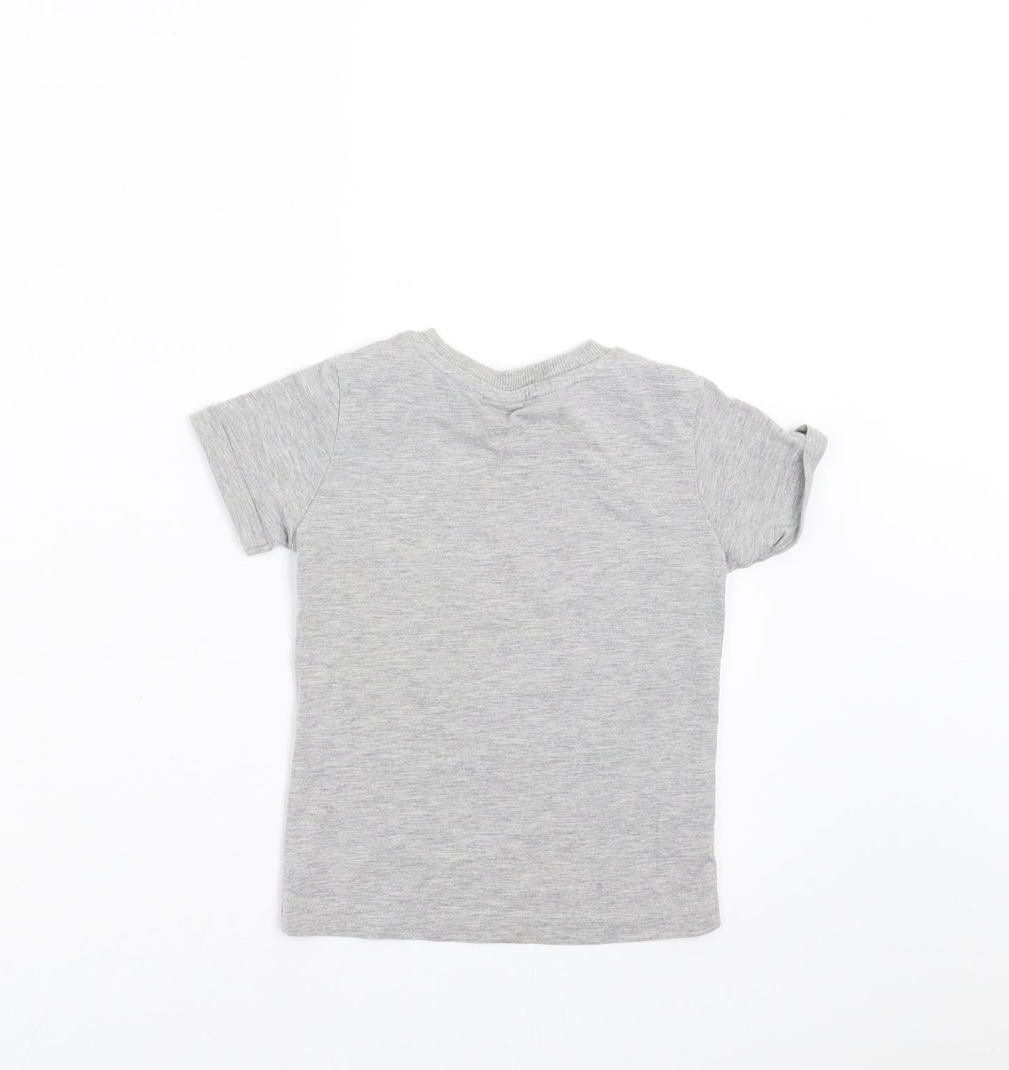 Disney Baby Grey   Basic T-Shirt Size 12-18 Months  - mickey mouse