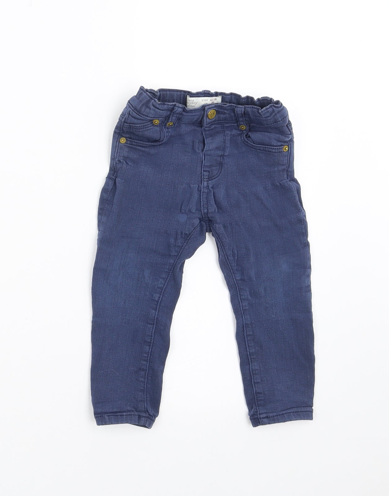 Zara Boys Blue  Denim  Jeans Size 12-18 Months