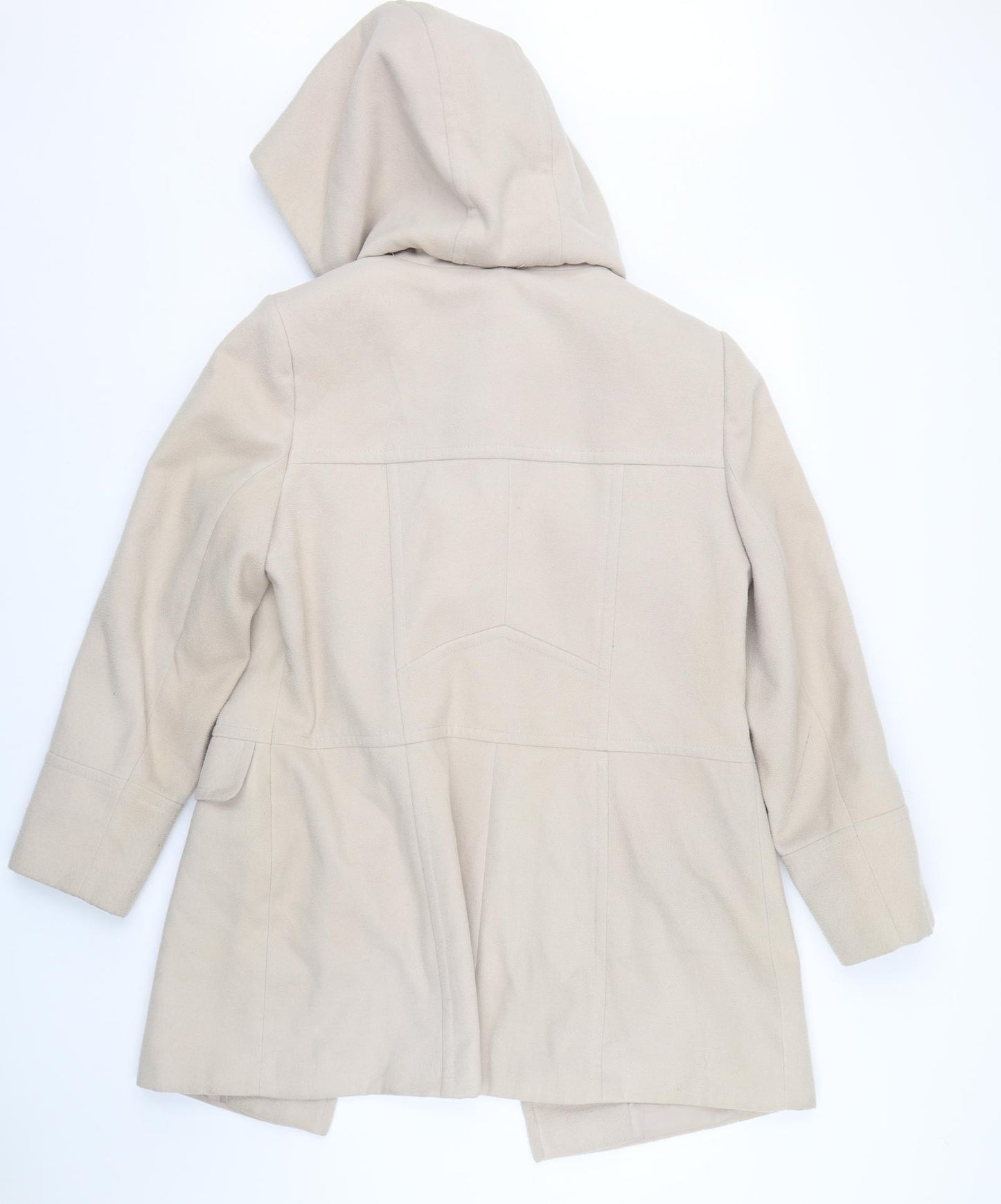 Debenhams Womens Beige   Overcoat Coat Size 16