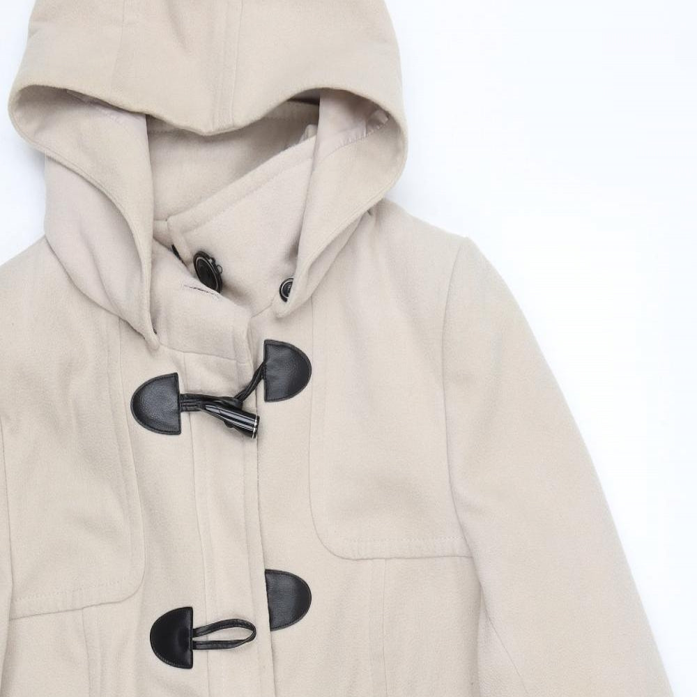 Debenhams Womens Beige   Overcoat Coat Size 16