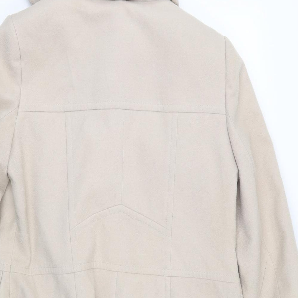 Debenhams Womens Beige   Overcoat Coat Size 16