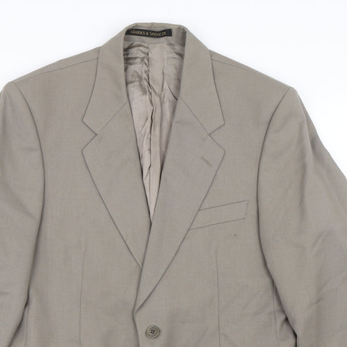 M&S Mens Brown   Jacket Suit Size 36