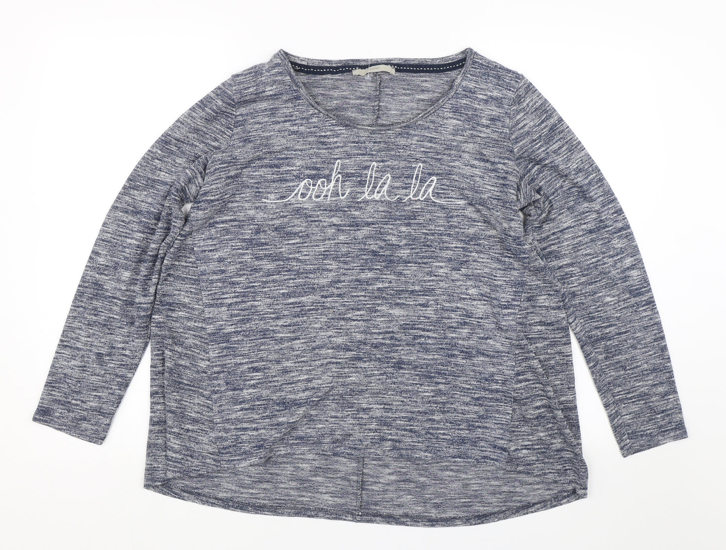 George Womens Blue Striped  Pullover Jumper Size 16
