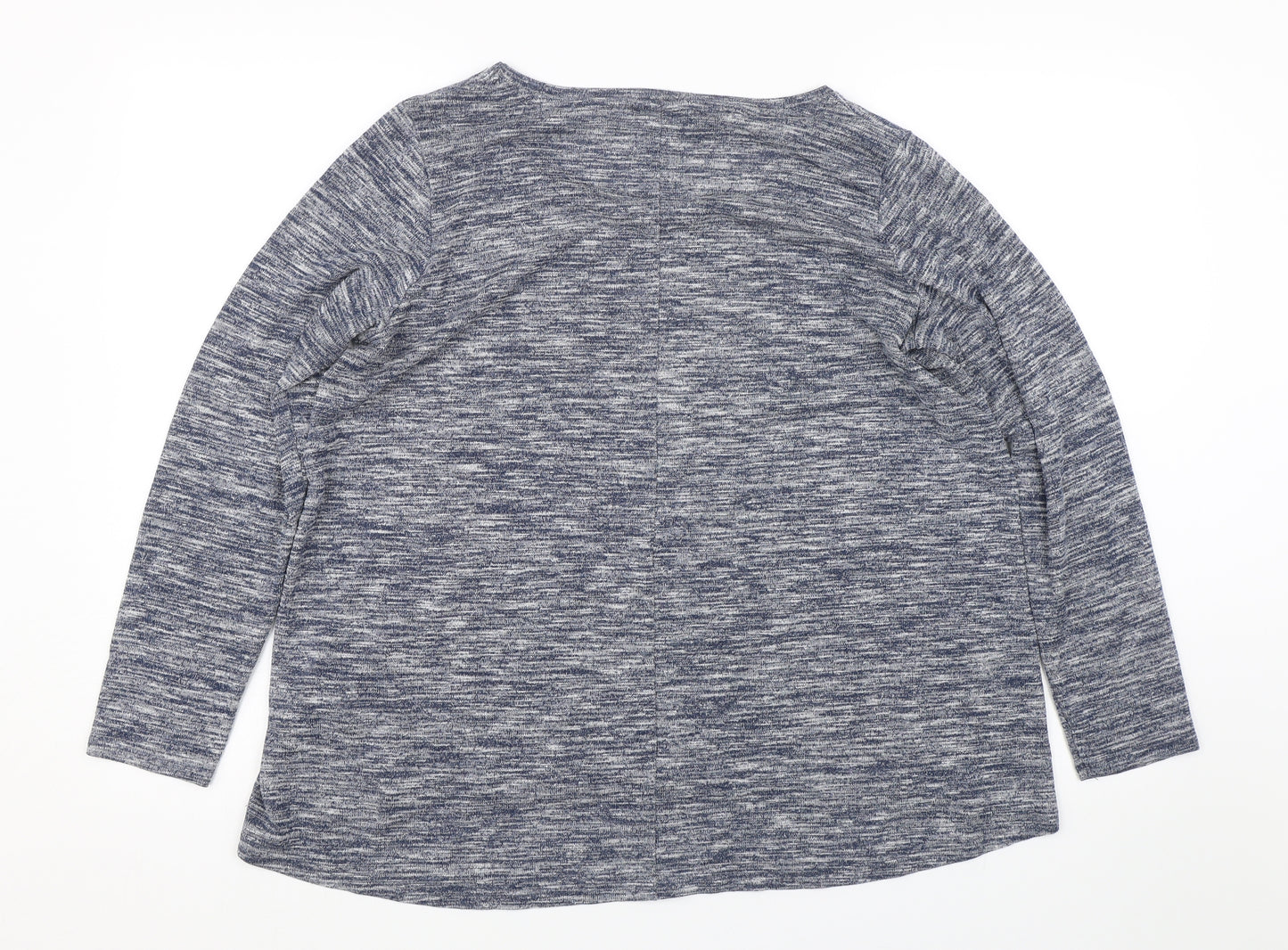 George Womens Blue Striped  Pullover Jumper Size 16