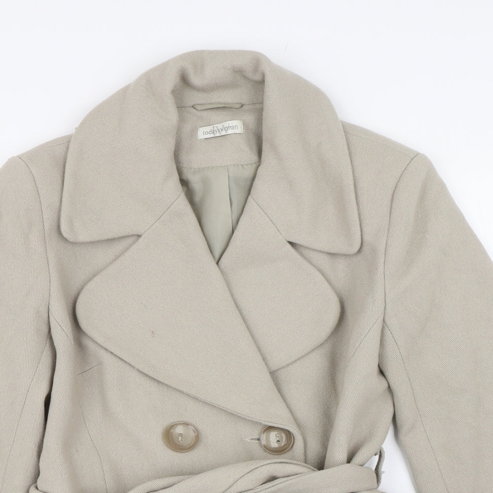 Today's woman Womens Beige   Jacket Coat Size 12