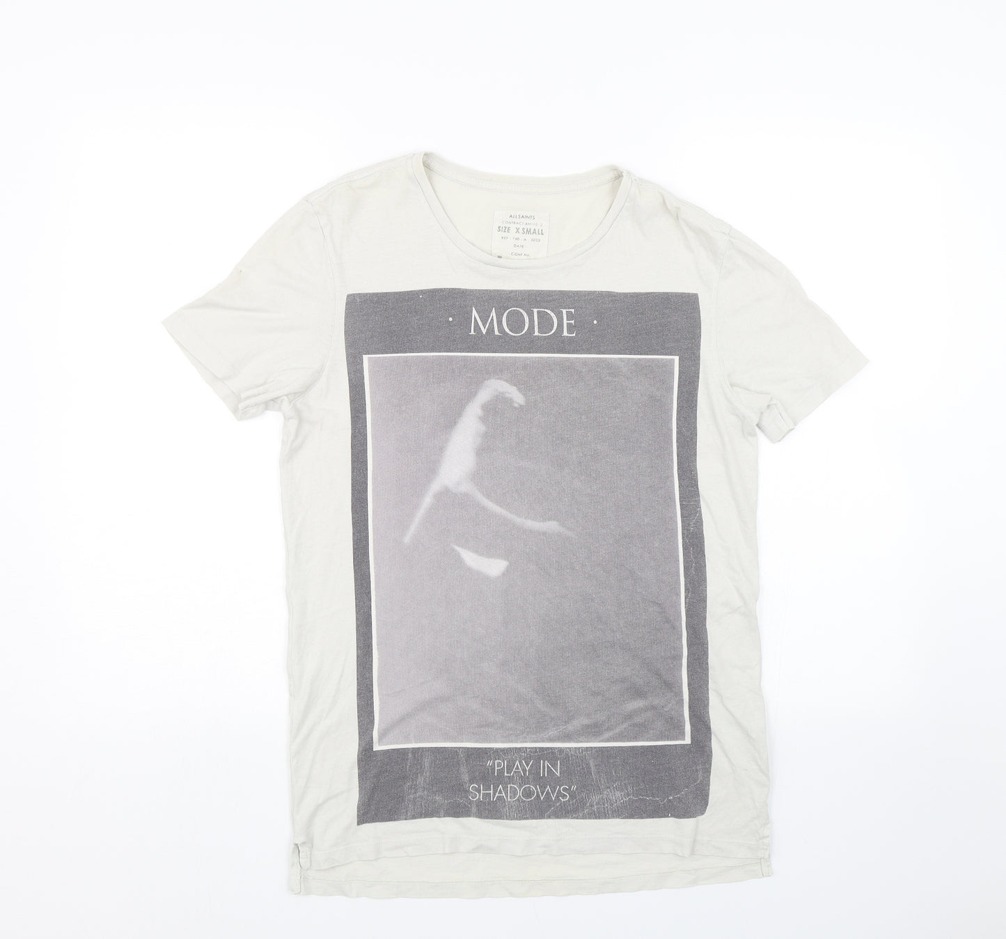 AllSaints Mens White    T-Shirt Size XS