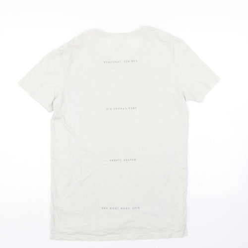 AllSaints Mens White    T-Shirt Size XS
