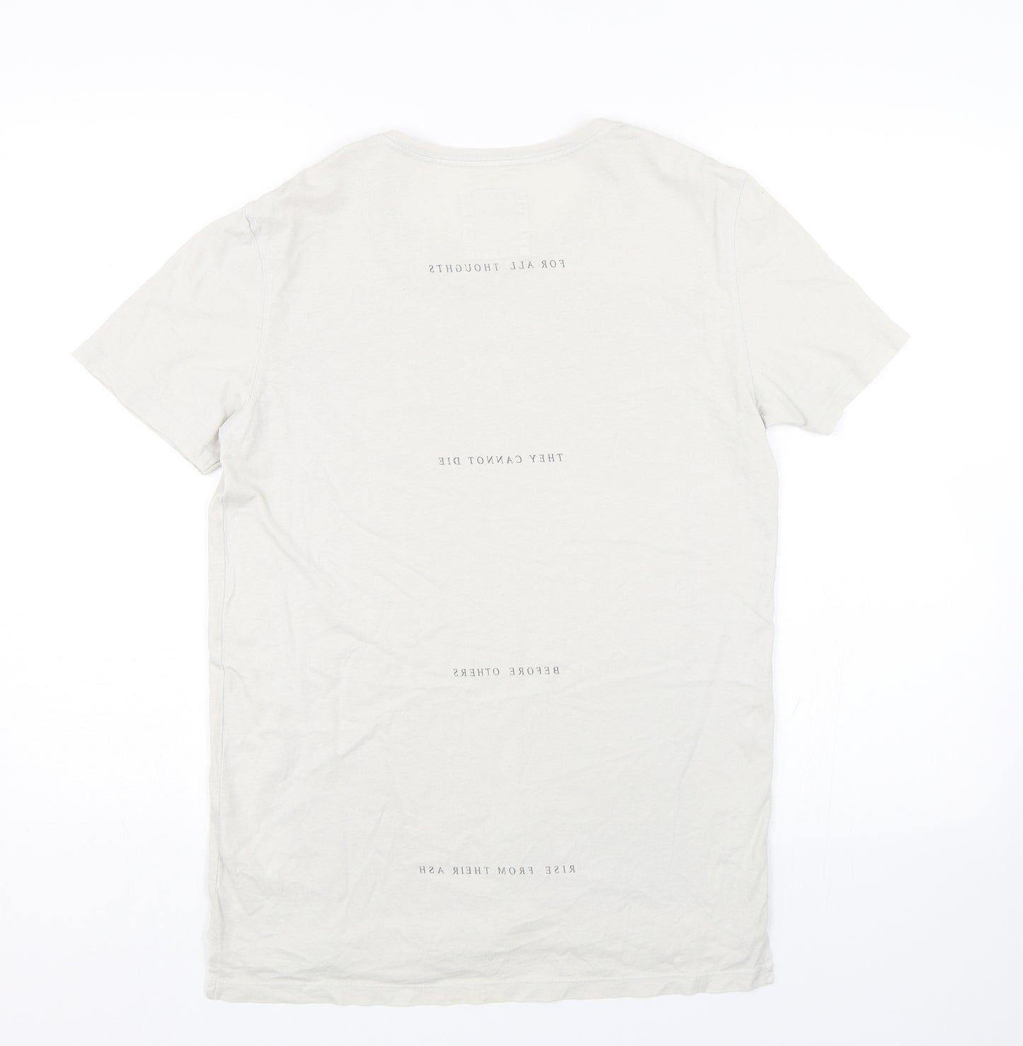 AllSaints Mens White    T-Shirt Size XS