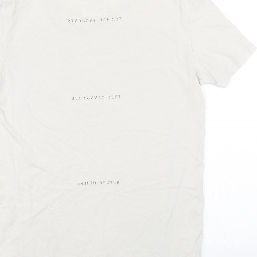 AllSaints Mens White    T-Shirt Size XS