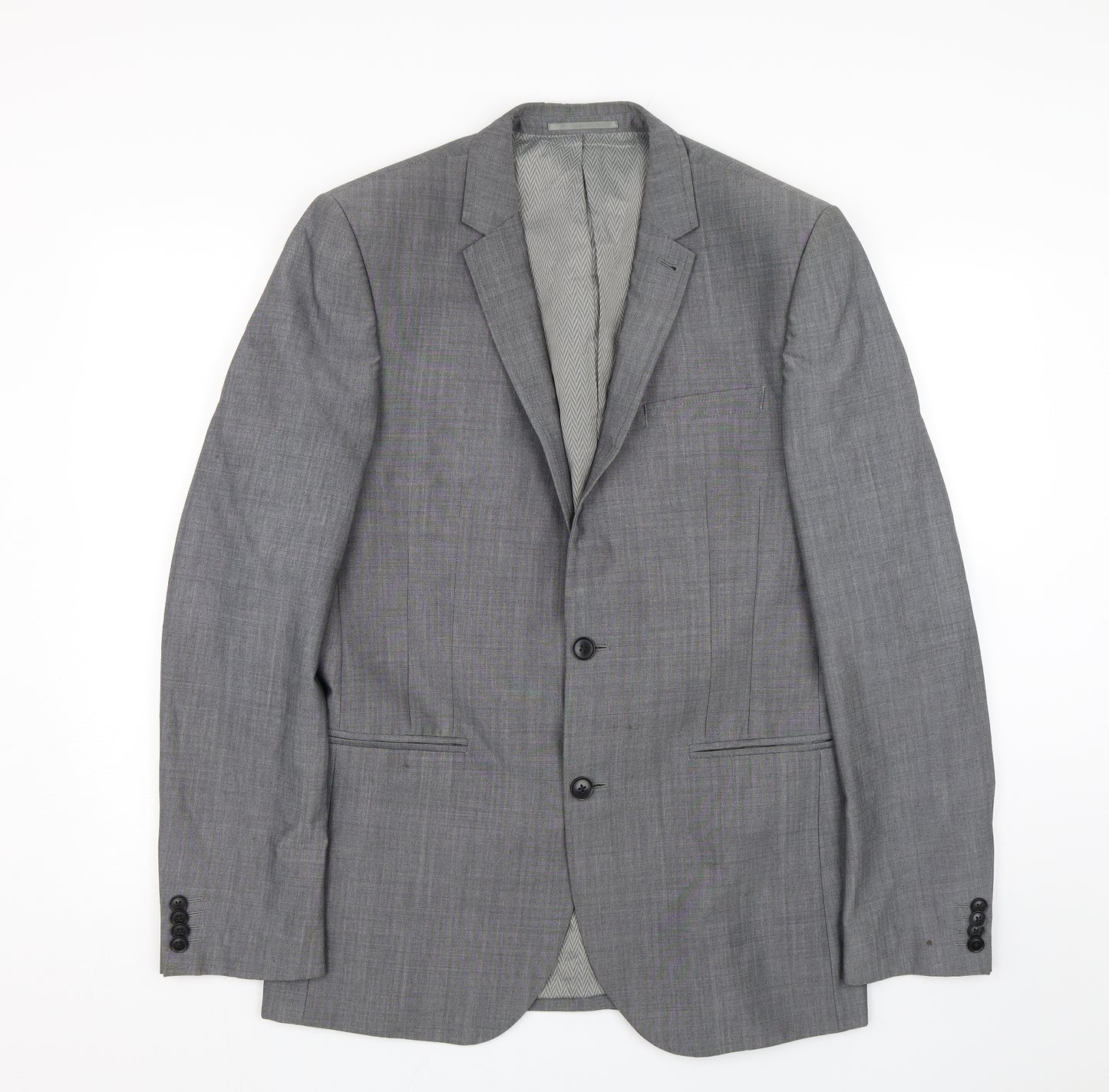 NEXT Mens Grey   Jacket Suit Size 38