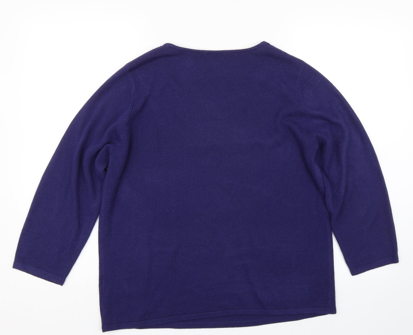 M&S Womens Purple   Pullover Jumper Size 18