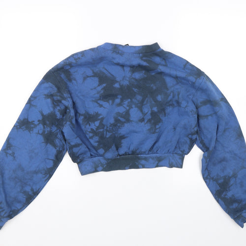 H&M Womens Blue   Pullover Sweatshirt Size XS  - Tie Dye