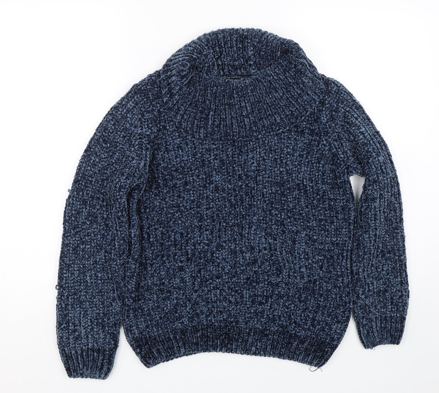 Nutmeg Womens Blue   Pullover Jumper Size 8