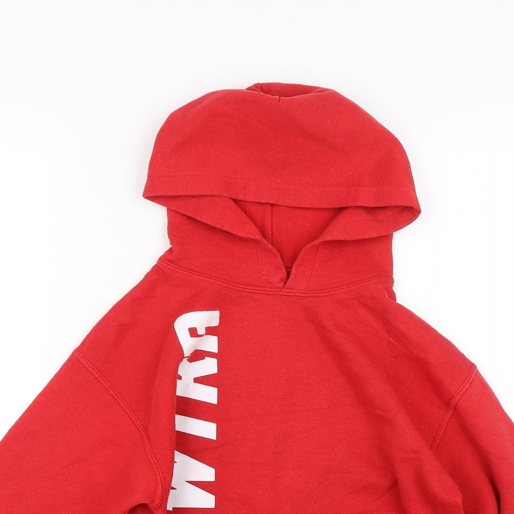 Gildan Boys Red   Pullover Hoodie Size M  - Martial Arts