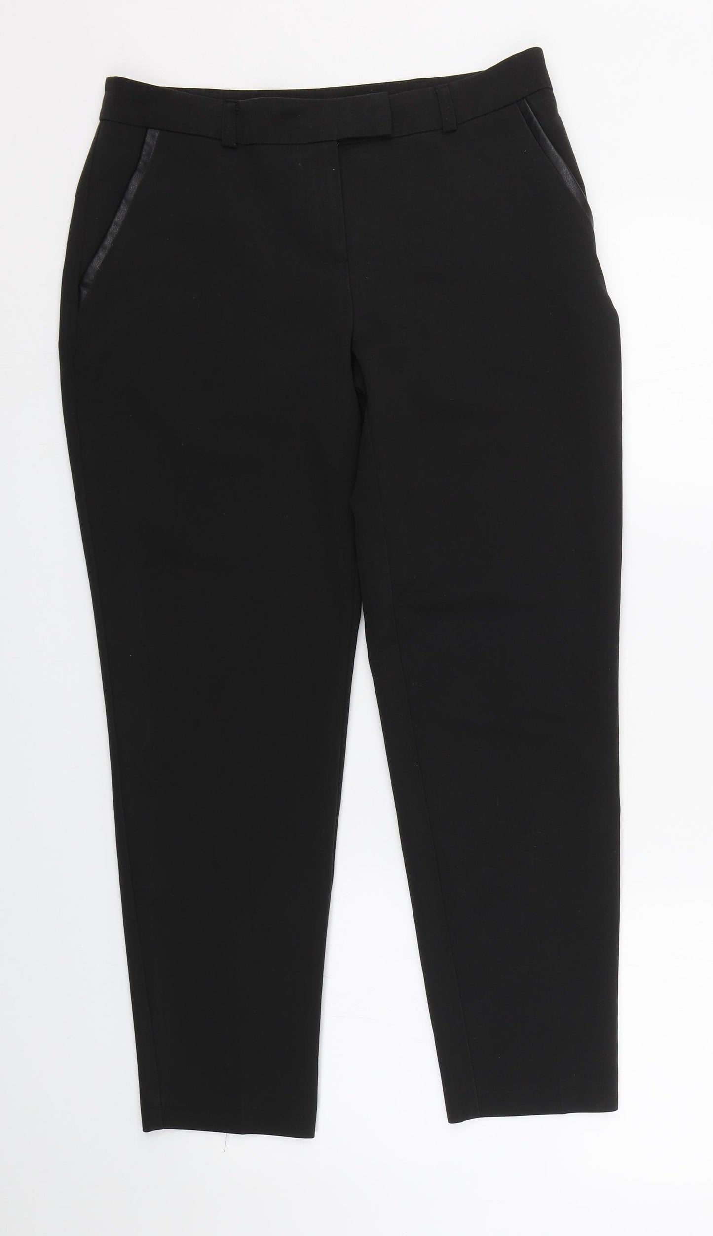 Dorothy Perkins Womens Black   Trousers  Size 8 L24 in